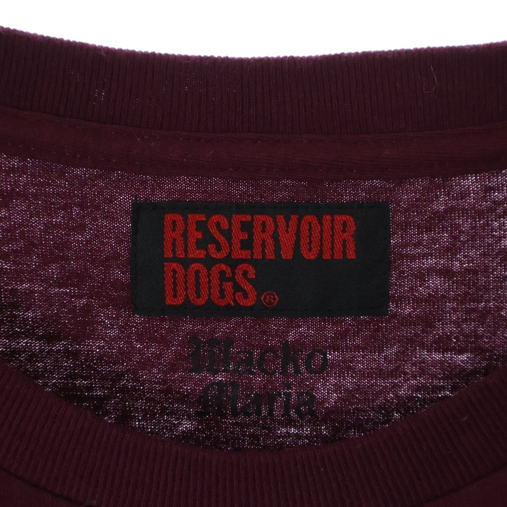 WACKO MARIA(ワコマリア) RESERVOIR DOGS / CREW NECK T-SHIRT レザボアドッグス クルーネックTシャツ バーガンディ