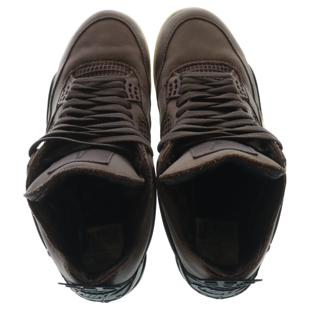 NIKE(ナイキ) ×A MA MANIERE AIR JORDAN 4 VIOLET ORE ア マ マニエール エアジョーダン4 バイオレット オレ ハイカットスニーカー ブラウン US10/28cm DV6773-220