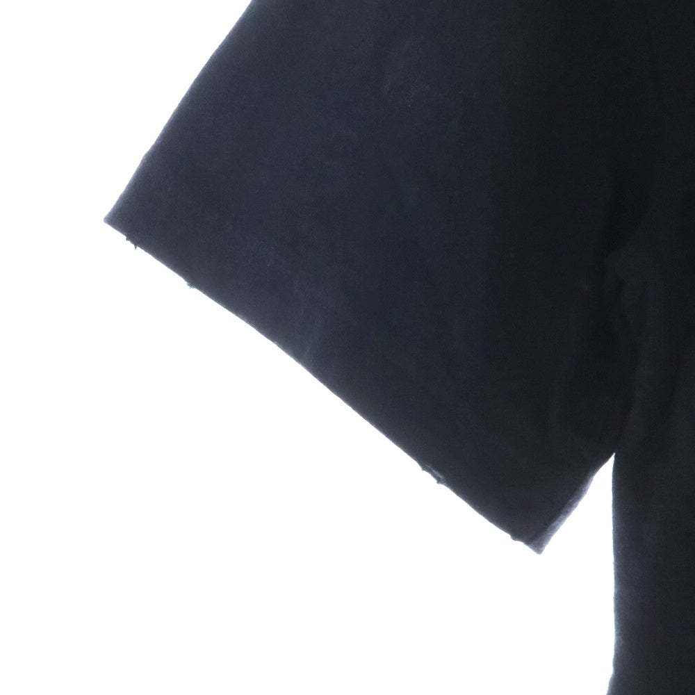 MAISON MIHARAYASUHIRO(メゾンミハラヤスヒロ) 24SS Distressed Tee グラフィックプリント 半袖Tシャツ カットソー ブラック K12TS582
