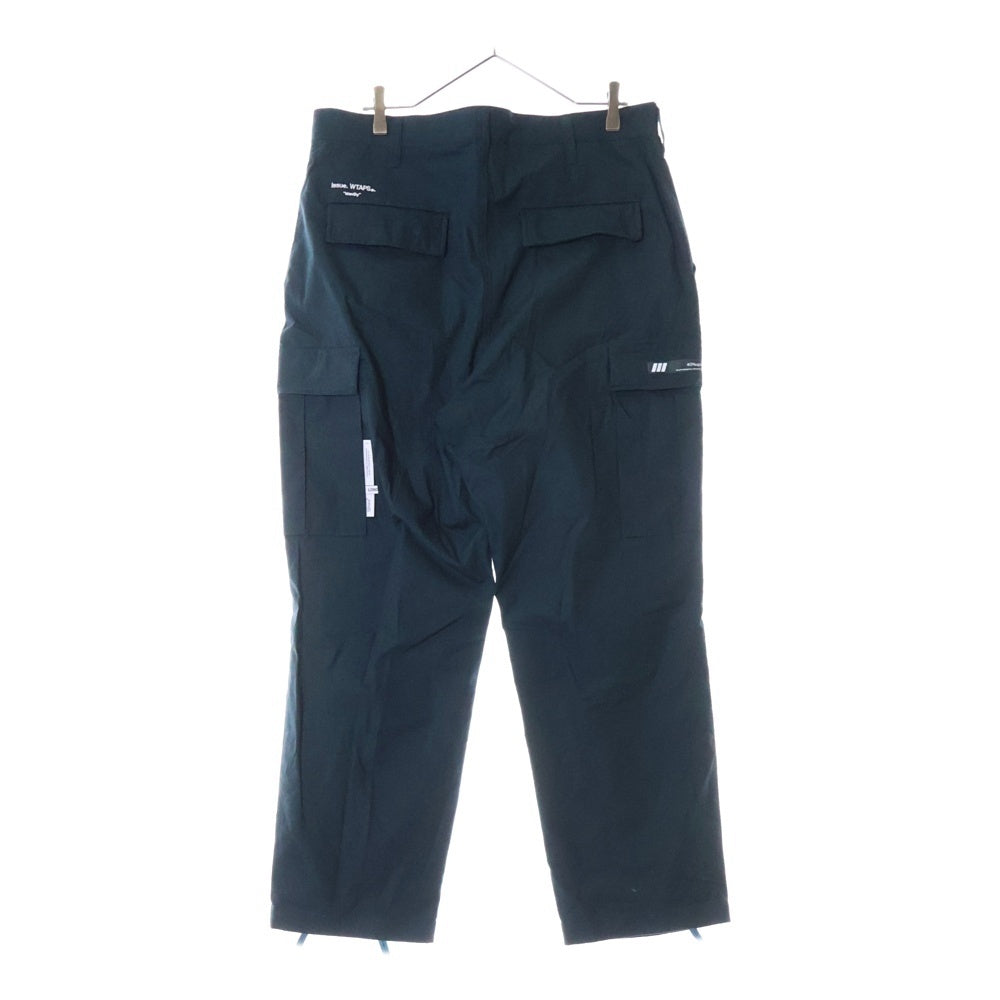 WTAPS(ダブルタップス) 24SS TROUSERS COTTON RIPSTOP IDENTITY リップストップ アイデンティティー ミリタリー カーゴパンツ ネイビー 241WVDT-PTM01