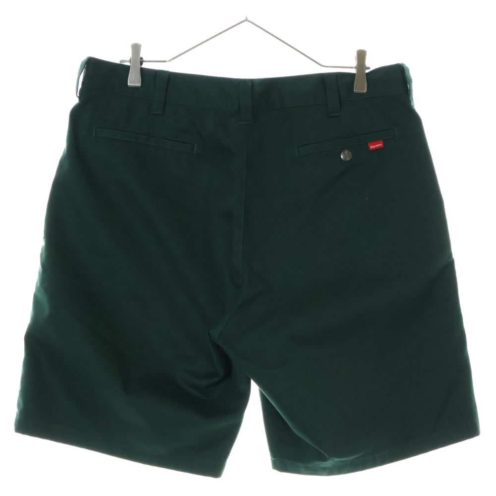 SUPREME(シュプリーム) 19SS Work Short ワークチノ ノータックショーツ ショートパンツ グリーン