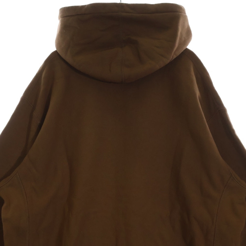 SUPREME(シュプリーム) 21SS FTP Arc Hooded Sweatshirt FTPアーチロゴ刺繍 プルオーバースウェットパーカー フーディ ブラウン