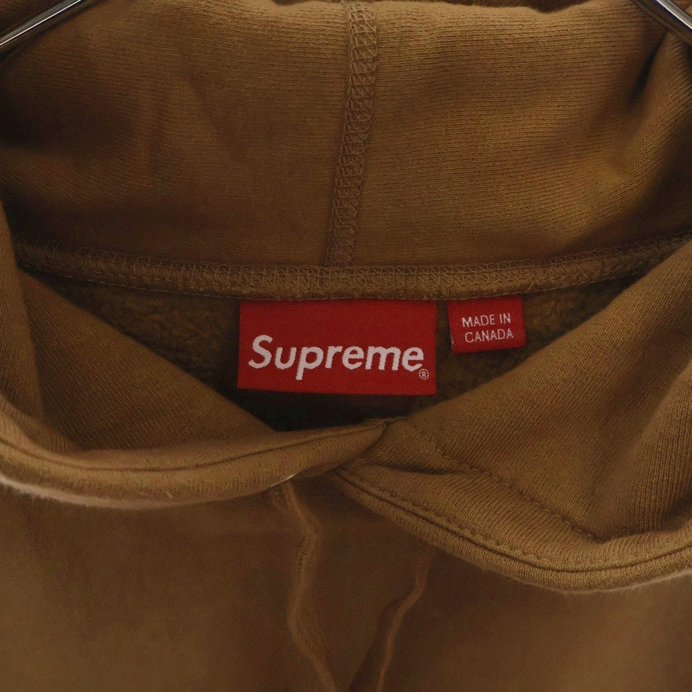 SUPREME(シュプリーム) 21SS FTP Arc Hooded Sweatshirt FTPアーチロゴ刺繍 プルオーバースウェットパーカー フーディ ブラウン