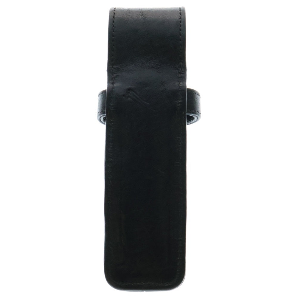CHROME HEARTS(クロムハーツ) PEN CASE レザー CHクロス ペンケース ブラック