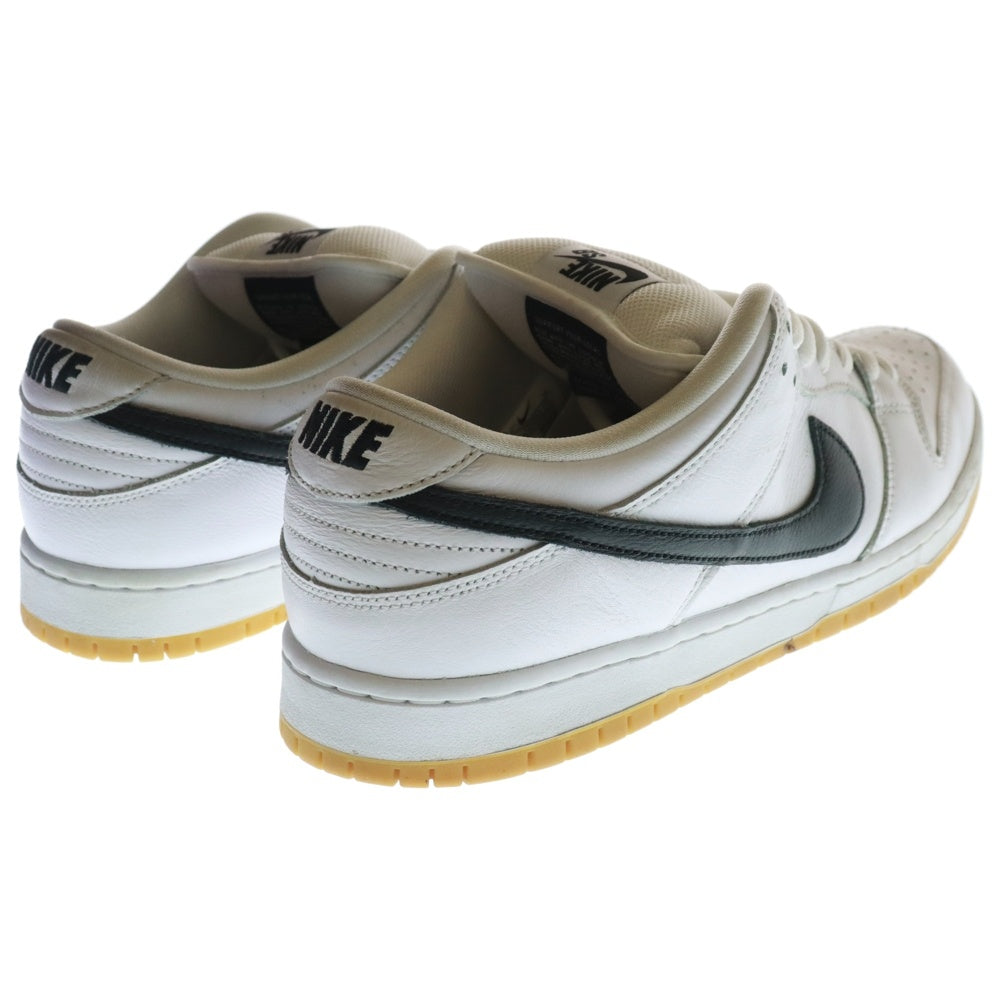 NIKE SB(ナイキエスビー) DUNK LOW PRO WHITE BLACK WHITE GUM LIGHT BROWN ダンク プロ ホワイト ブラック ホワイト ガム ライトブラウン ローカットスニーカー CD2563-101