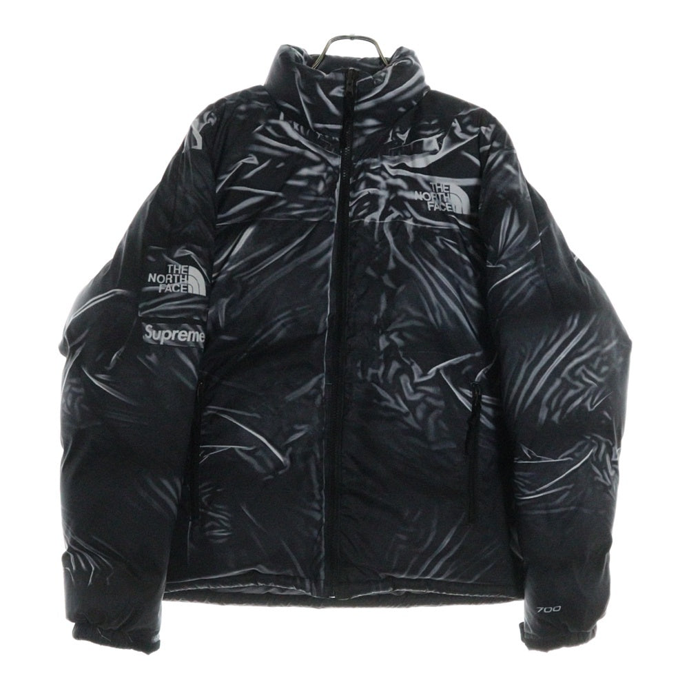 SUPREME(シュプリーム) 23SS ×THE NORTH FACE Printed Nuptse Jacket ノースフェイス プリンテッド ヌプシ ダウンジャケット ブラック ND02300I
