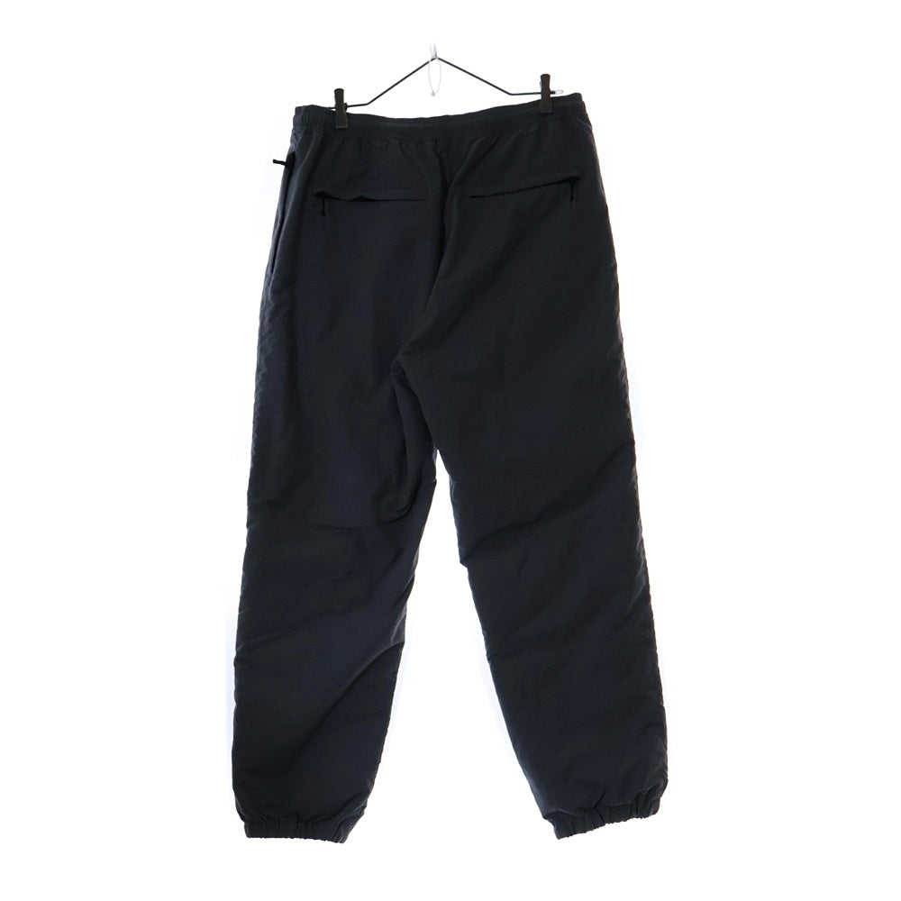 The Ennoy Professional(エンノイプロフェッショナル) 23AW ×スタイリスト私物 NYLON PADED PANTS ロゴエンブロイダリー ナイロン ドローストリング パテッドパンツ グレー AW23BRENPT05LP