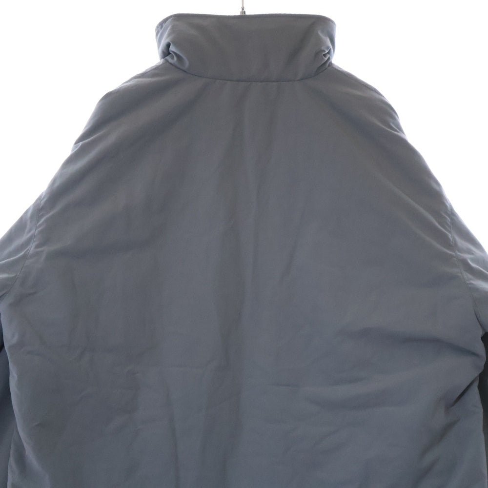 The Ennoy Professional(エンノイプロフェッショナル) 23AW ×スタイリスト私物 NYLON PADDED JACKET ロゴエンブロイダリー ナイロン パテッドジャケット グレー AW23BRENJK03LP