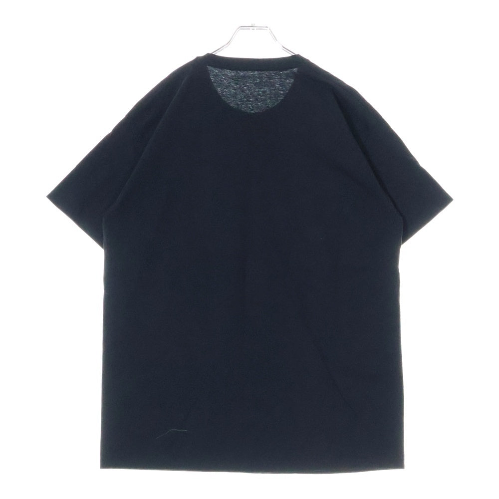 NO BRAND(ノーブランド) SNOOP DOGG BE WARE OF DOGG スヌープドッグ フェイスプリント 半袖Tシャツ カットソー ブラック