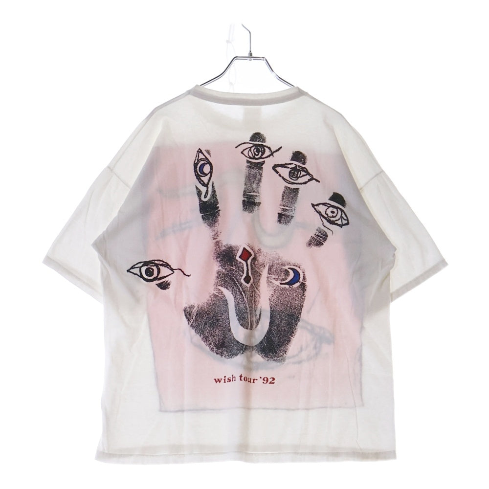 VINTAGE(ヴィンテージ) 90S THE CURE WISH TOUR NORTH AMERICAN SUMMER ザ キュアー ウィッシュ ツアー Tシャツ 半袖カットソー ホワイト