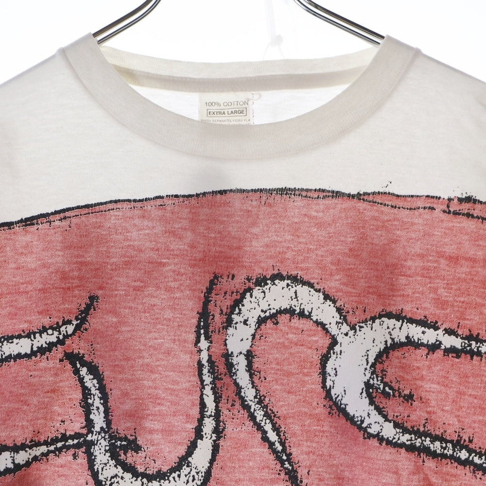 VINTAGE(ヴィンテージ) 90S THE CURE WISH TOUR NORTH AMERICAN SUMMER ザ キュアー ウィッシュ ツアー Tシャツ 半袖カットソー ホワイト