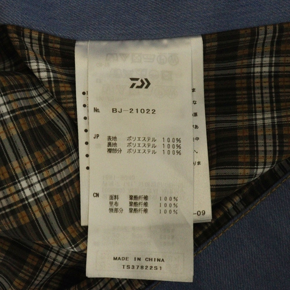 DAIWA PIER39(ダイワ ピアサーティナイン) 22SS TECH FIELD DENIM JACKET テックフィールド デニムジャケット ブルー/ブラウン BJ-21022