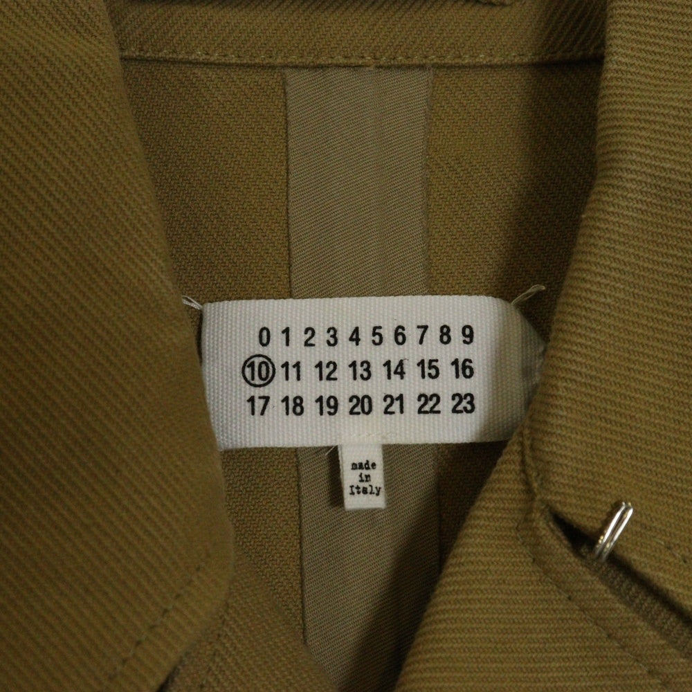 Maison Margiela 10(メゾン マルジェラ) 18SS モーターサイクル ダック トレンチコート ベージュ S50AH0039