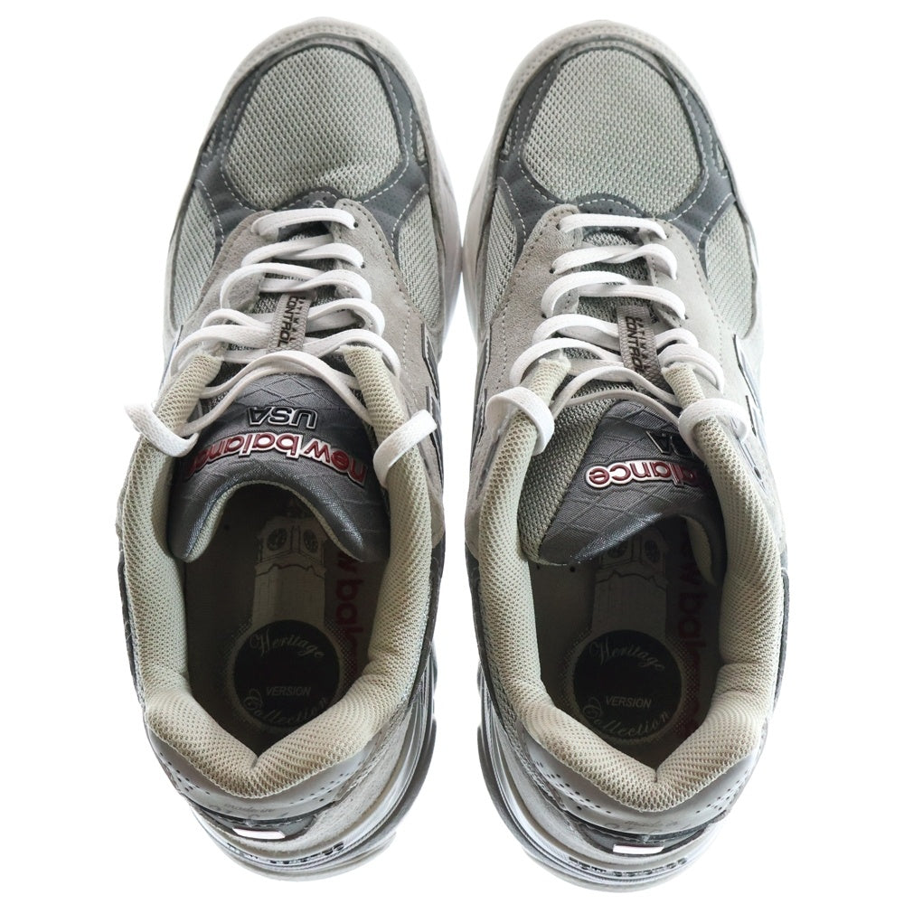 New Balance(ニューバランス) M990GY3 スウェード メッシュ ローカットスニーカー グレー US9.5/27.5cm