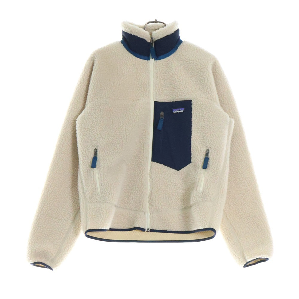 PATAGONIA(パタゴニア) 19AW CLASSIC RETRO-X JACKET クラシック レトロX ボアフリースジャケット ベージュ/ネイビー STY23056FA19
