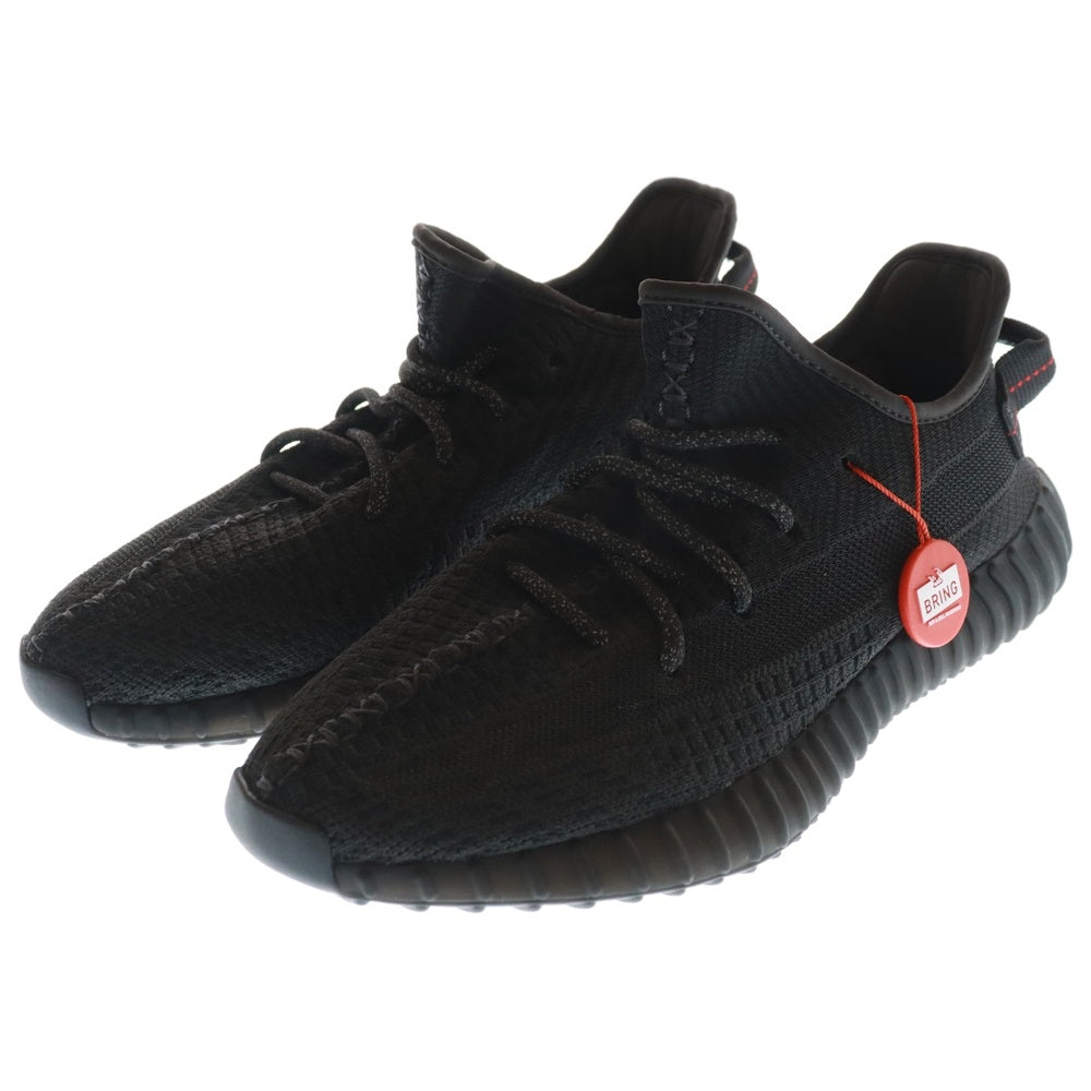 adidas(アディダス) YEEZY BOOST 350 V2 Black イージーブースト350V2 ブラック ローカットスニーカー ブラック US7.5/25.5cm FU9006