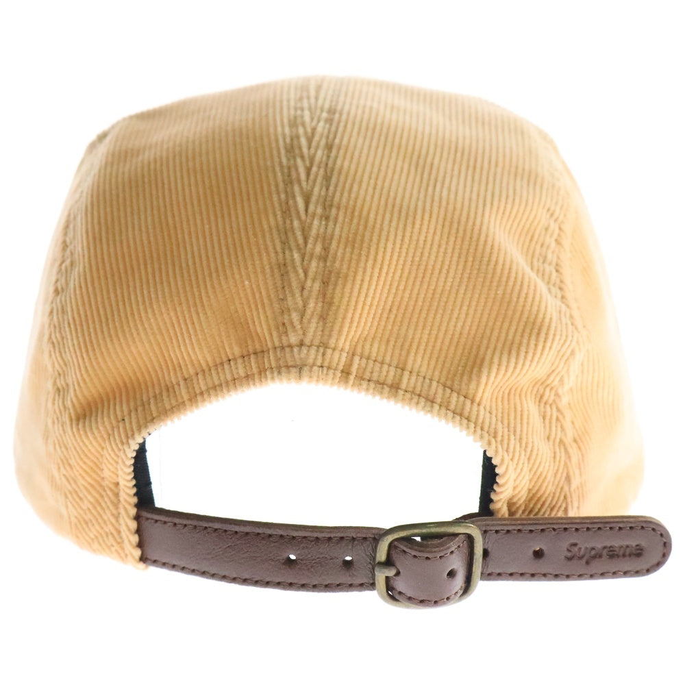 SUPREME(シュプリーム) 16AW Corduroy Camp Cap フロントロゴ コーディロイ キャンプキャップ 帽子 ベージュ