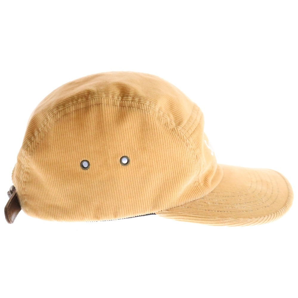 SUPREME(シュプリーム) 16AW Corduroy Camp Cap フロントロゴ コーディロイ キャンプキャップ 帽子 ベージュ