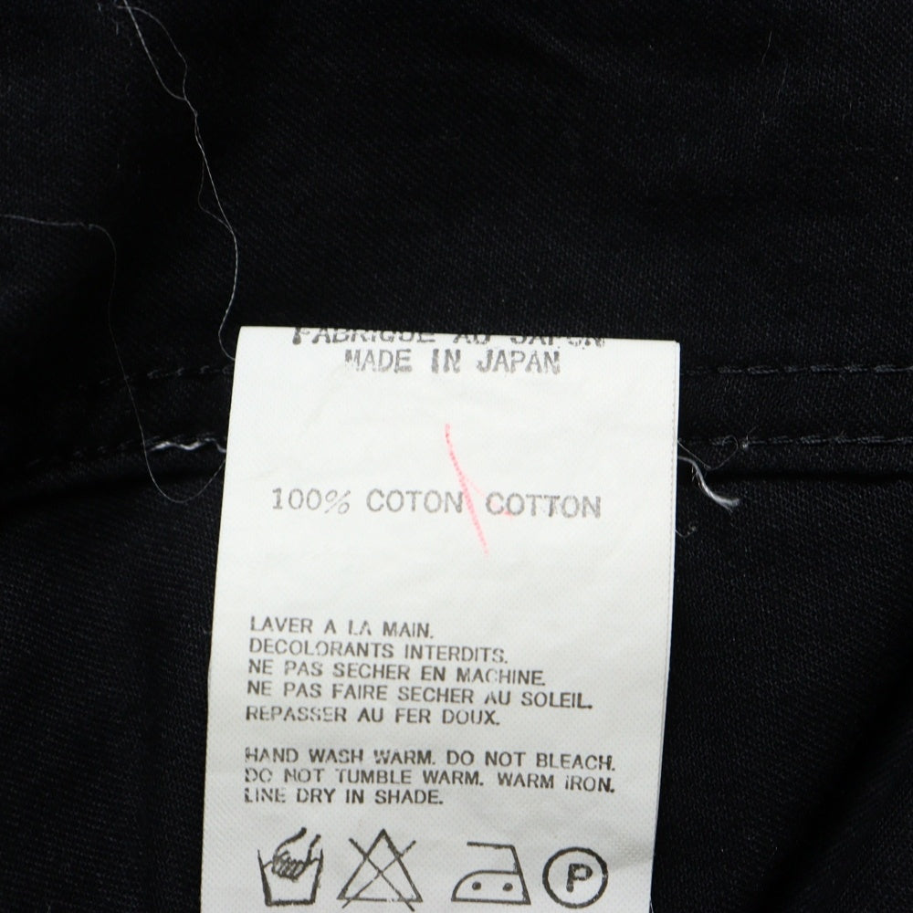 Y's for men(ワイズフォーメン) 17AW コットン 長袖シャツ ロングスリーブ ブラック MK-B19-074
