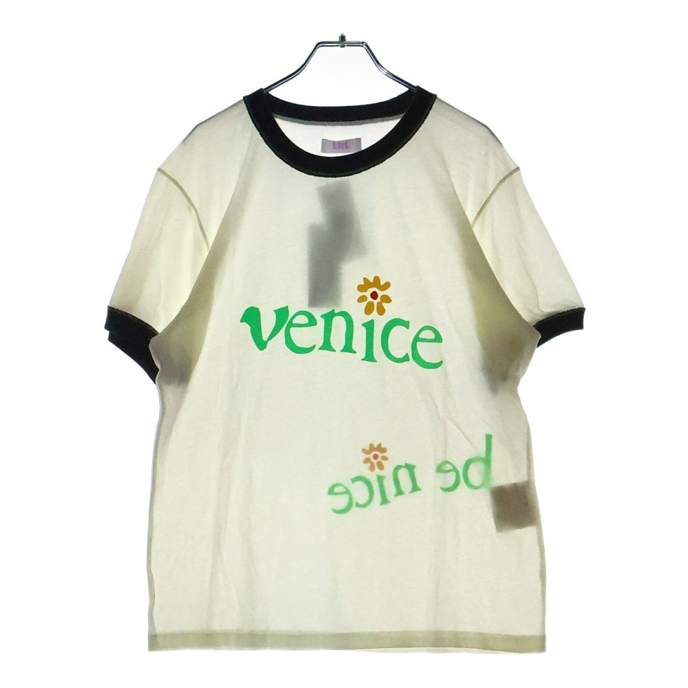 ERL(イーアールエル) venice リンガーTシャツ ホワイト