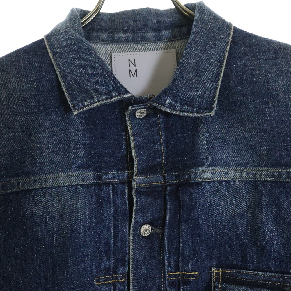 eYe COMME des GARCONS JUNYA WATANABE MAN(アイ コム デ ギャルソン ジュンヤ ワタナベ マン) ×New Manual 24AW W-NAME T-BACK DENIM JACKET ニューマニュアル デニムジャケット インディゴ WN-K924-100