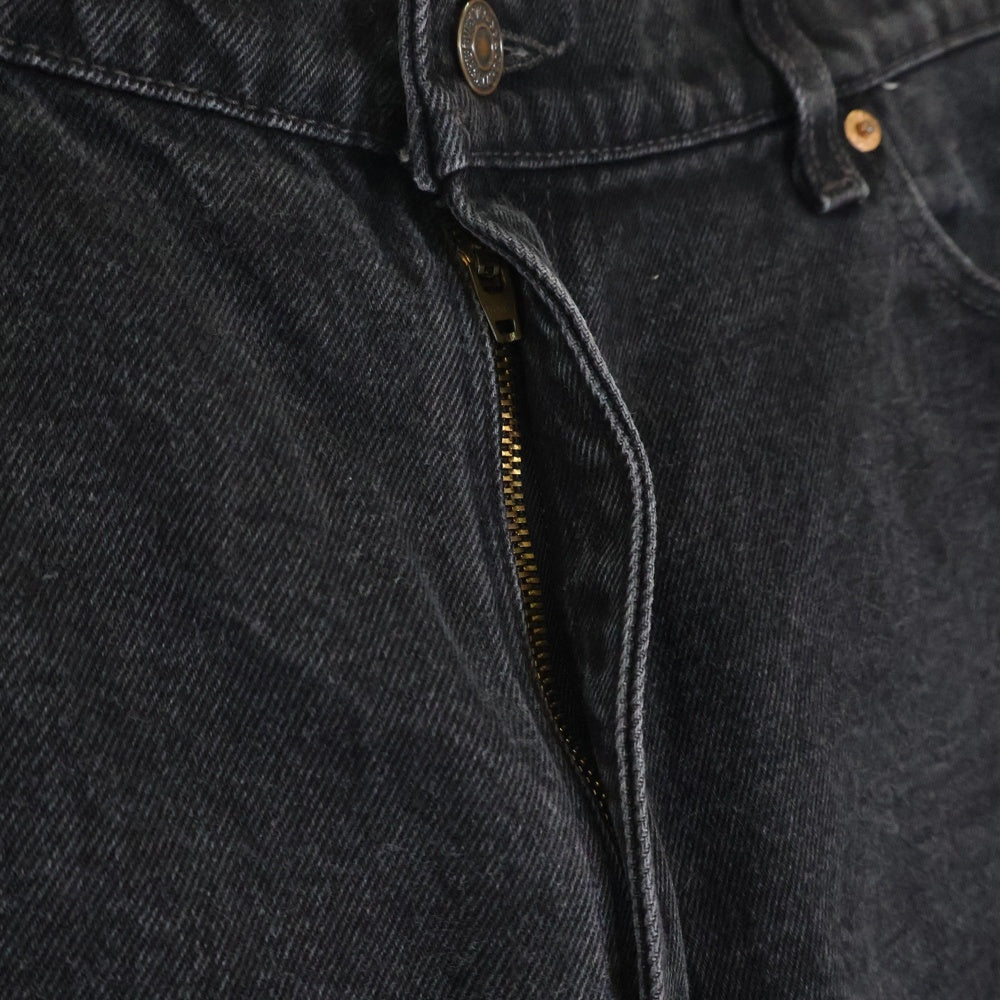 Levi's(リーバイス) 90S VINTAGE 522 09522-0260 後染め スモールe ジップフライ デニムパンツ ブラック