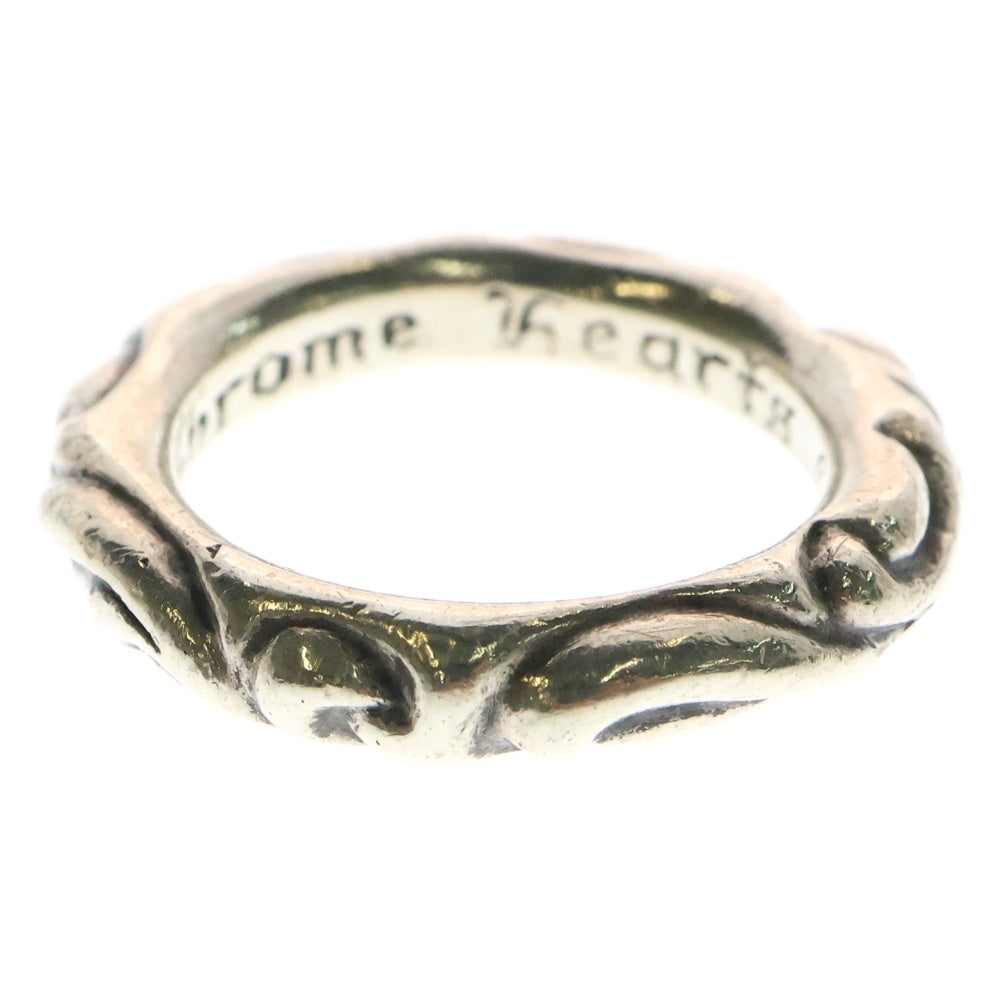 CHROME HEARTS(クロムハーツ) SCRL BAND スクロールバンド リング シルバー BCA351