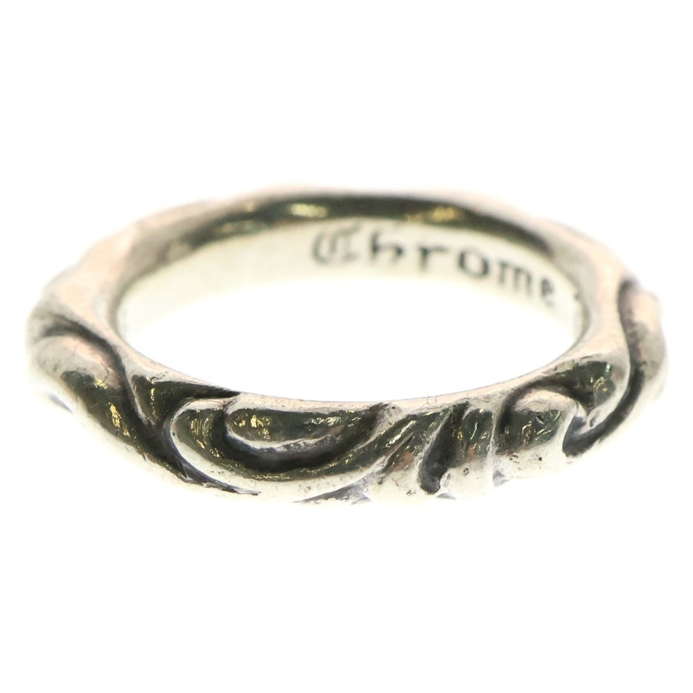 CHROME HEARTS(クロムハーツ) SCRL BAND スクロールバンド リング シルバー BCA351