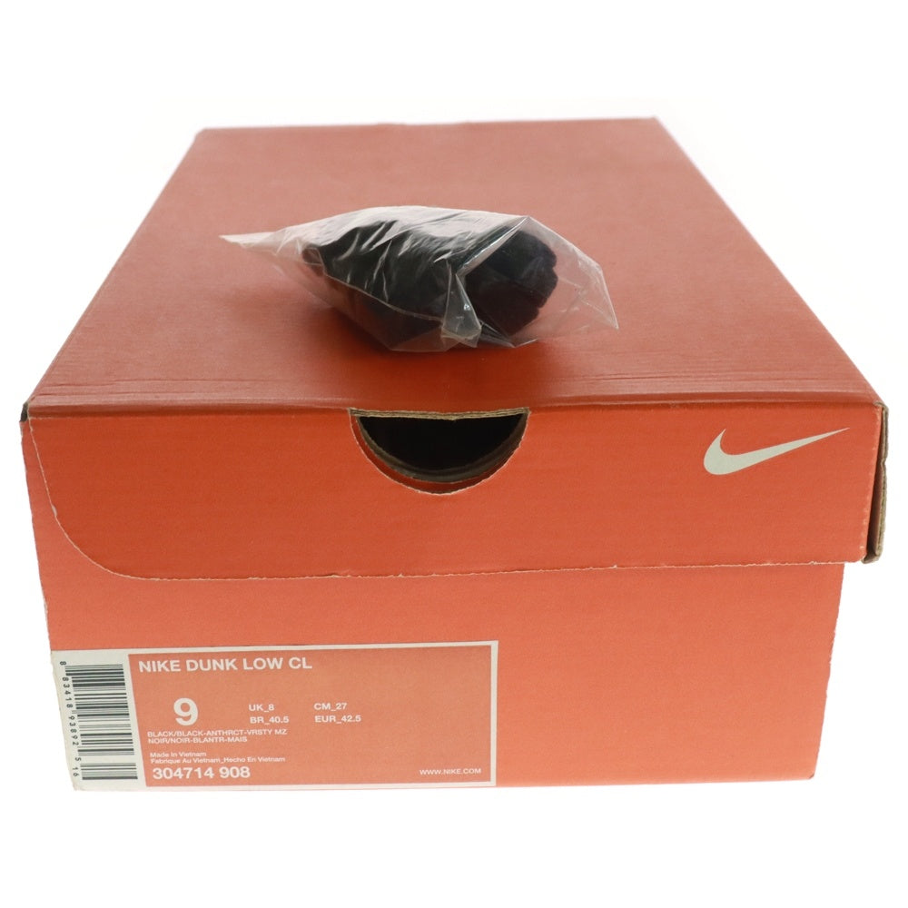 NIKE(ナイキ) 【観賞用 2007年製】DUNK LOW CL RASTA PACK BLACK VARSITY MAIZE ダンク シーエル ラスタ パック ブラック バーシティ メイズ ローカットスニーカー 304714-908