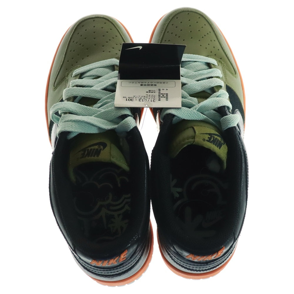 NIKE(ナイキ) 【観賞用 2008年製】 WMNS DUNK LOW GREEN MANDARIN ウィメンズ ダンク グリーン マンダリン ローカットスニーカー US10.5/27.5cm 317813-301
