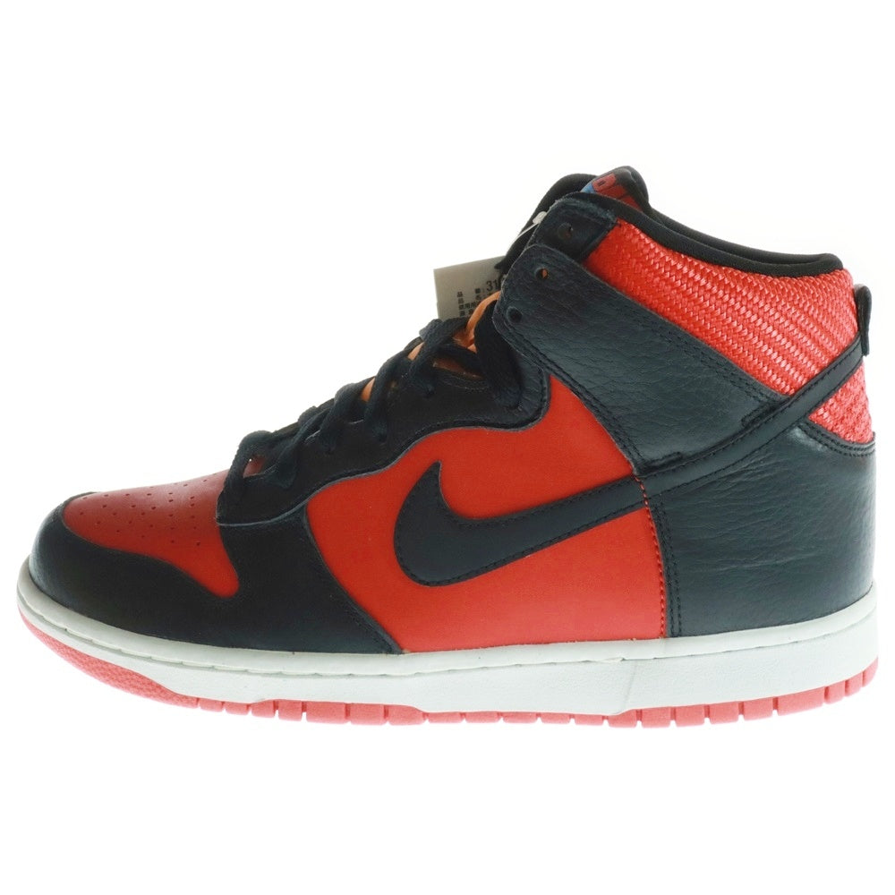 NIKE(ナイキ) 【観賞用 2012年製】 DUNK HIGH BARCELINA 2012 CHALLENGE ダンク バルセロナ チャレンジ ハイカットスニーカー レッド/ブラック US9.5/27.5cm 317982-608