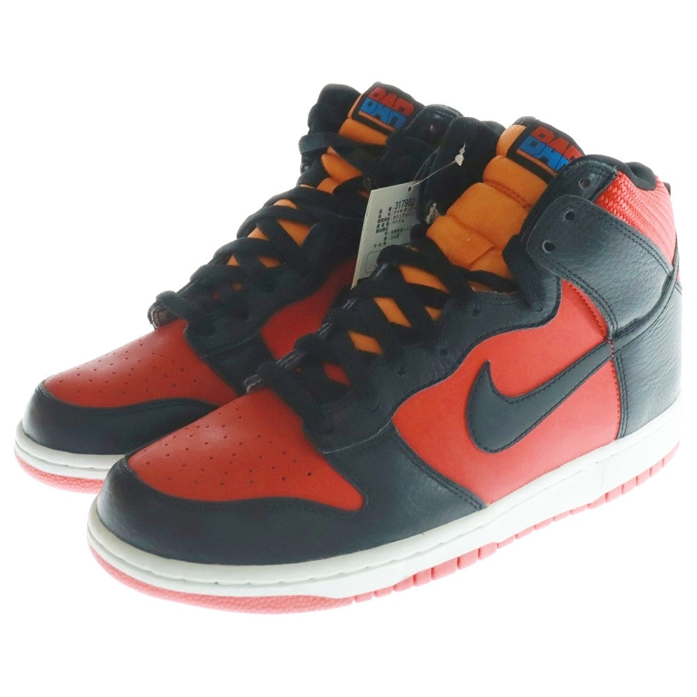 NIKE(ナイキ) 【観賞用 2012年製】 DUNK HIGH BARCELINA 2012 CHALLENGE ダンク バルセロナ チャレンジ ハイカットスニーカー レッド/ブラック US9.5/27.5cm 317982-608