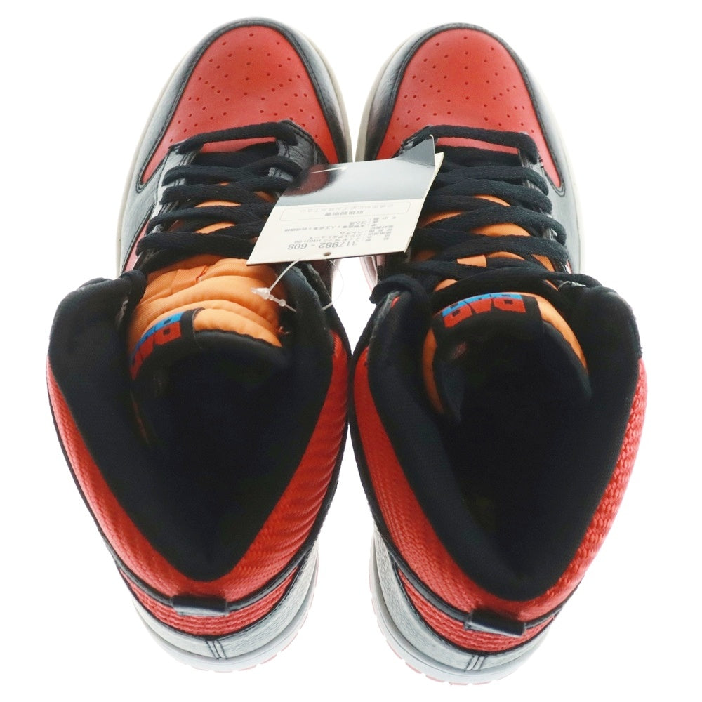 NIKE(ナイキ) 【観賞用 2012年製】 DUNK HIGH BARCELINA 2012 CHALLENGE ダンク バルセロナ チャレンジ ハイカットスニーカー レッド/ブラック US9.5/27.5cm 317982-608