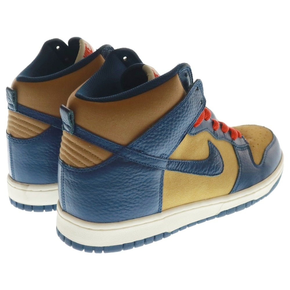 NIKE(ナイキ) 【観賞用 2010年製】 DUNK HIGH GOLDEN HARVEST METEOR BLUE-SL ダンク ハイ ゴールデン ハーベスト メター ブルー ハイカットスニーカー 407920-700