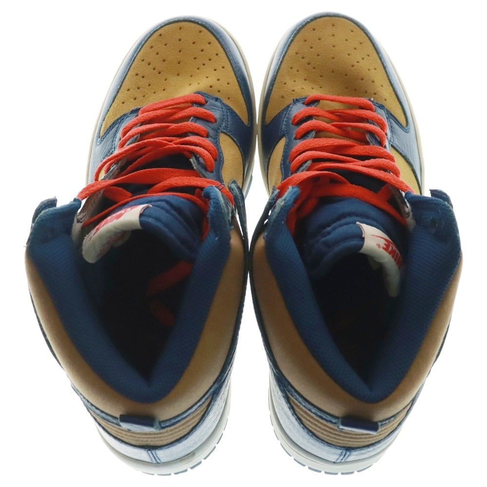NIKE(ナイキ) 【観賞用 2010年製】 DUNK HIGH GOLDEN HARVEST METEOR BLUE-SL ダンク ハイ ゴールデン ハーベスト メター ブルー ハイカットスニーカー 407920-700