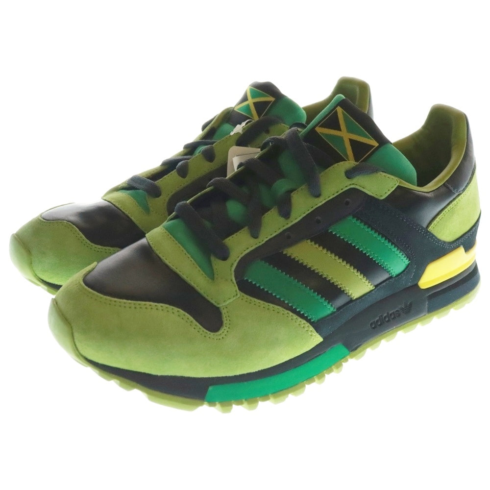 adidas(アディダス) 【観賞用 2007年製】 ZX 600 JAMAICAN ジャマイカン ローカットスニーカー グリーン/ブラック US9/27cm 661280