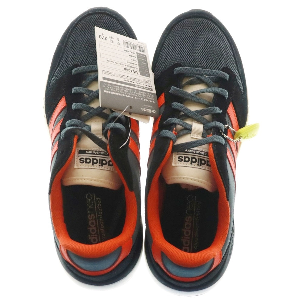 adidas(アディダス) CLOUDFORM NEOCITY RACER クラウドフォーム ネオシティ レーサー ローカットスニーカー グレー/レッド/ブラック US9/27cm AW4068