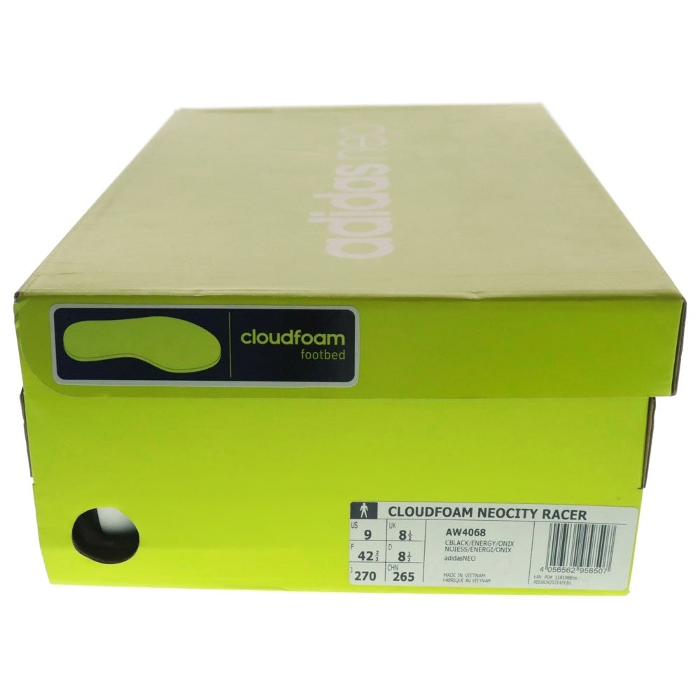 adidas(アディダス) CLOUDFORM NEOCITY RACER クラウドフォーム ネオシティ レーサー ローカットスニーカー グレー/レッド/ブラック US9/27cm AW4068