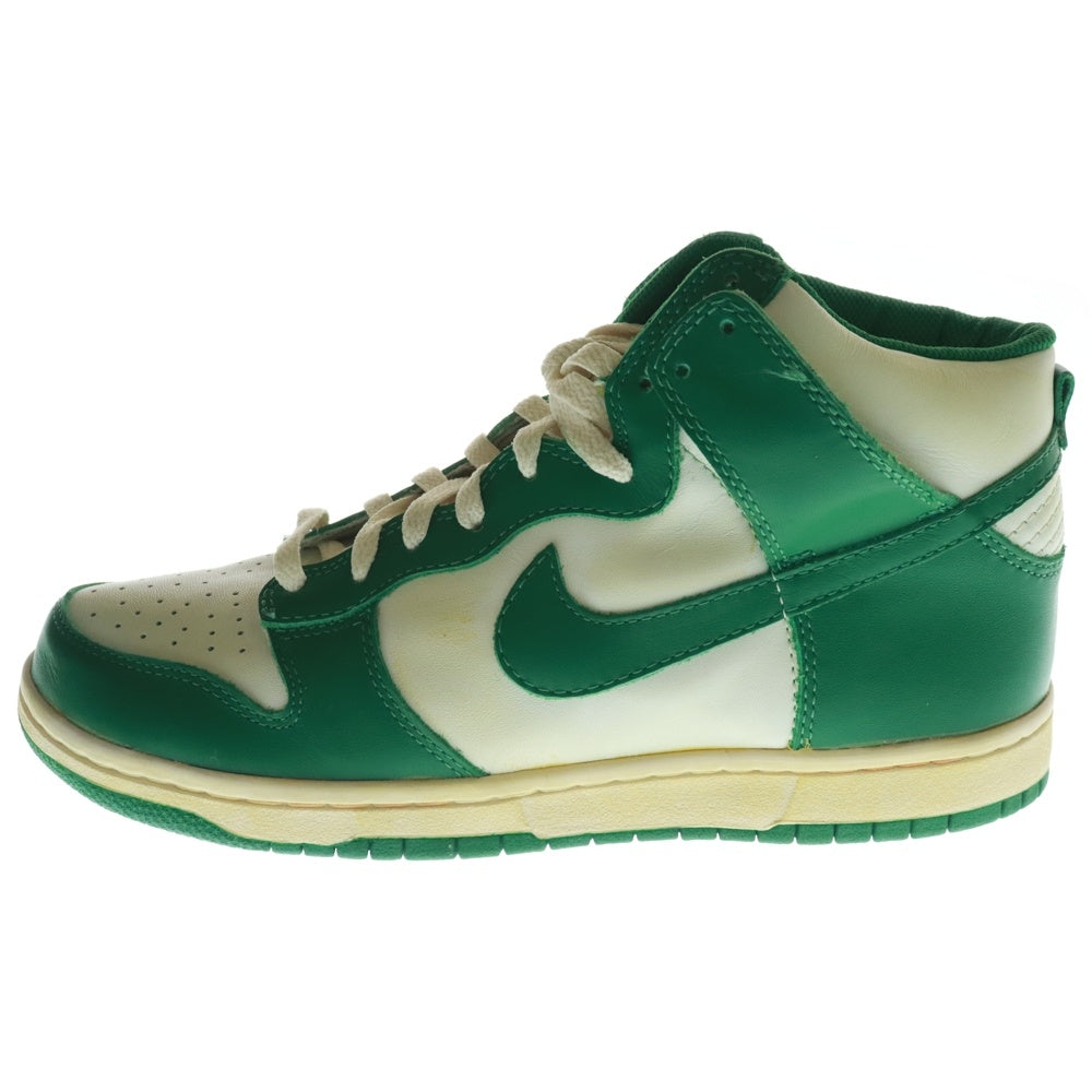 NIKE(ナイキ) 【観賞用 2008年製】 DUNK HIGH VINTAGE PINE GREEN ダンク ヴィンテージ パイン グリーン ハイカットスニーカー グリーン/ホワイト US9.5/27.5cm 318850-131