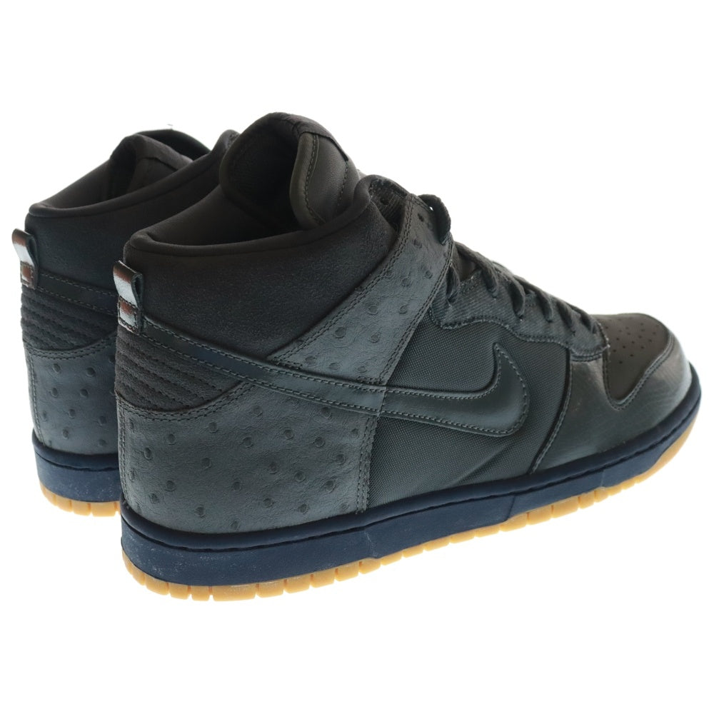 NIKE(ナイキ) 【観賞用 2005年製】 DUNK HIGH DELUX GRAPHITE ダンク デラックス グラファイト ハイカットスニーカー グレー US9.5/27.5cm 312032-001