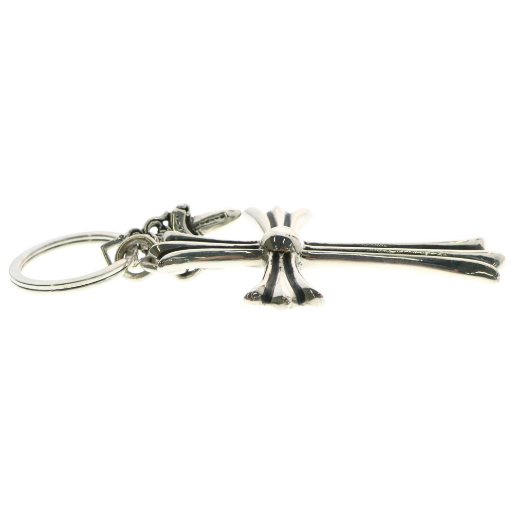 CHROME HEARTS(クロムハーツ) CH CRS LG&No5 DGGR ラージクロス#5ダガー キーリング シルバー