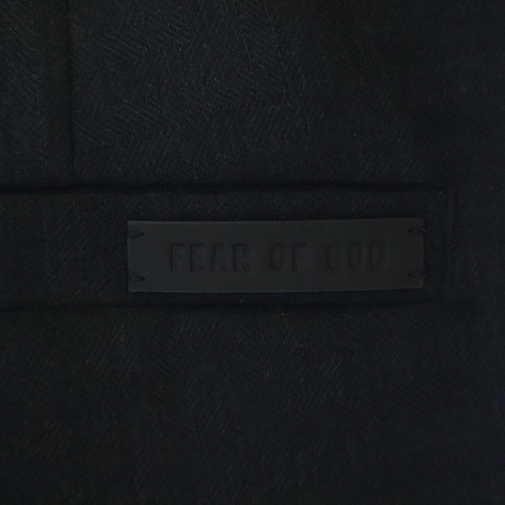 FEAR OF GOD(フィアオブゴッド) Wool Jacquard Tapered Trouser ウールジャガード テーパード スラックスパンツ ブラック FG840-083JAC