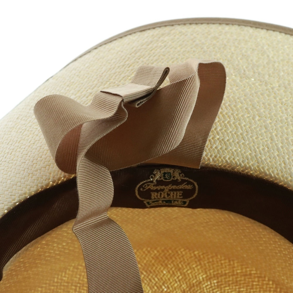 Christian Dior(クリスチャンディオール) DIORODEO ロゴ ストロー ロデオハット 帽子 アイボリー/ベージュ レディース 31SEV967G185