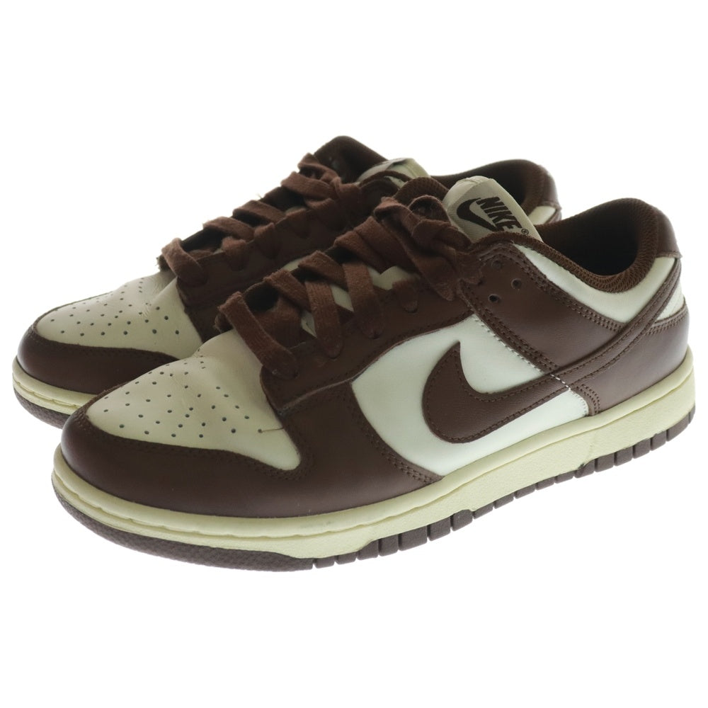 NIKE(ナイキ) WMNS DUNK LOW SAIL CACAO WOW ウィメンズ ダンク セイル カカオワオ ローカットスニーカー ホワイト/ブラウン レディース US7.5/24.5cm DD1503-124