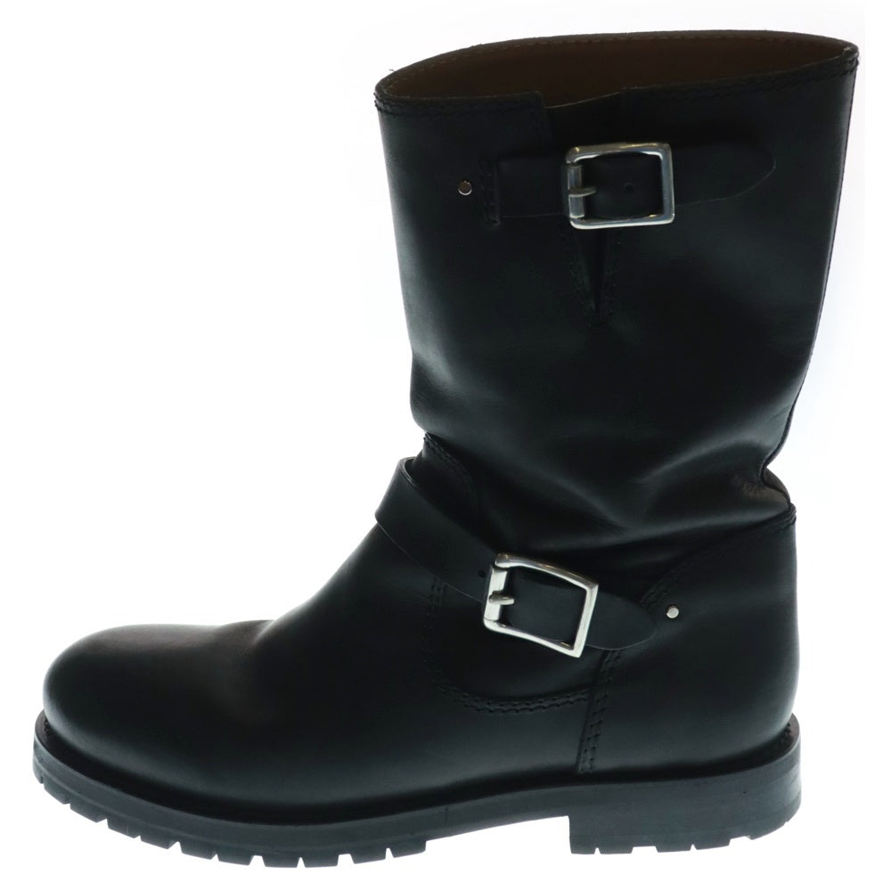 JIMMY CHOO(ジミーチュウ) 121YORK イタリア製 カーフレザー ハイカット エンジニアブーツ ブラック 21.YORK.CLF