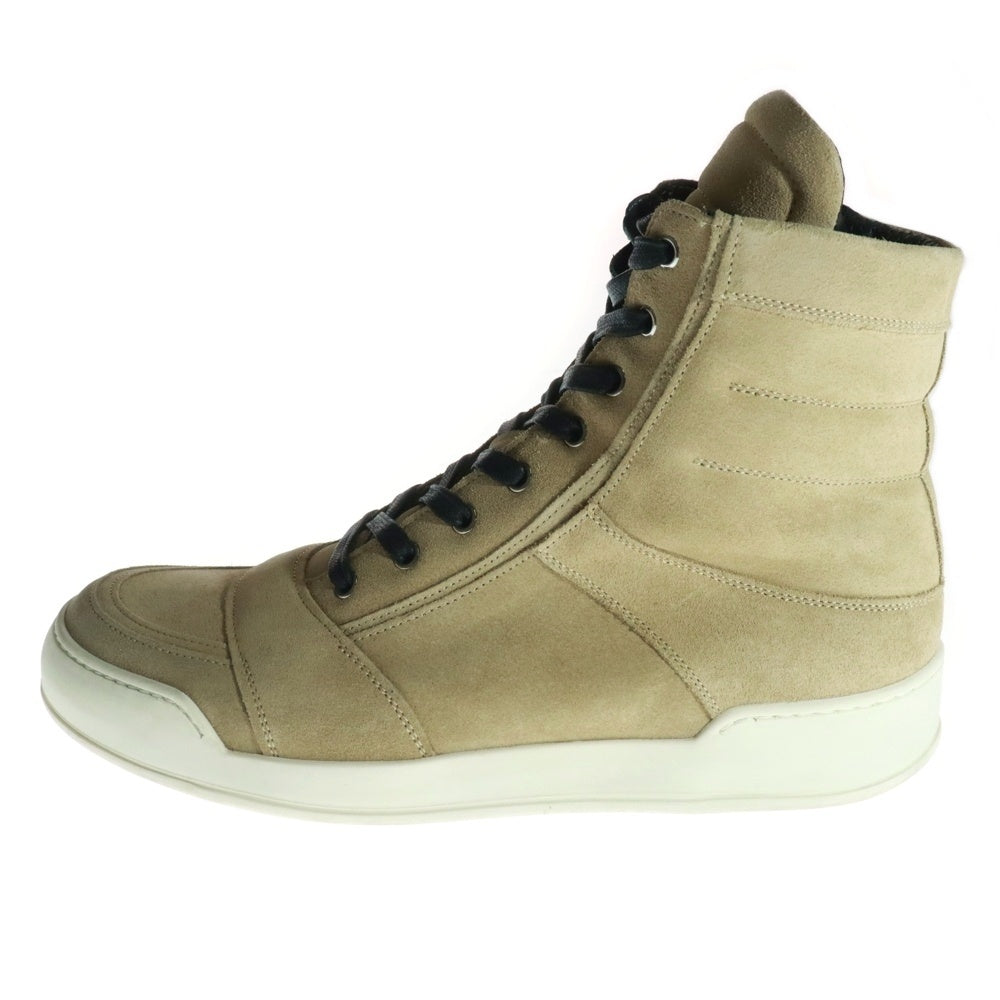 BALMAIN(バルマン) HIGH CUT SNEAKERS イタリア製 サイドジップ スエード ハイカットスニーカー ブラウン 51-T300-BA48