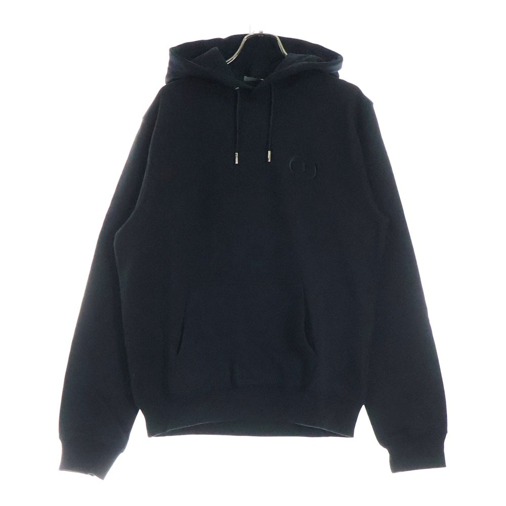 DIOR(ディオール) CD ICON HOODIE CDアイロン刺繍 スウェット プルオーバーパーカー ブラック 113J698A0531