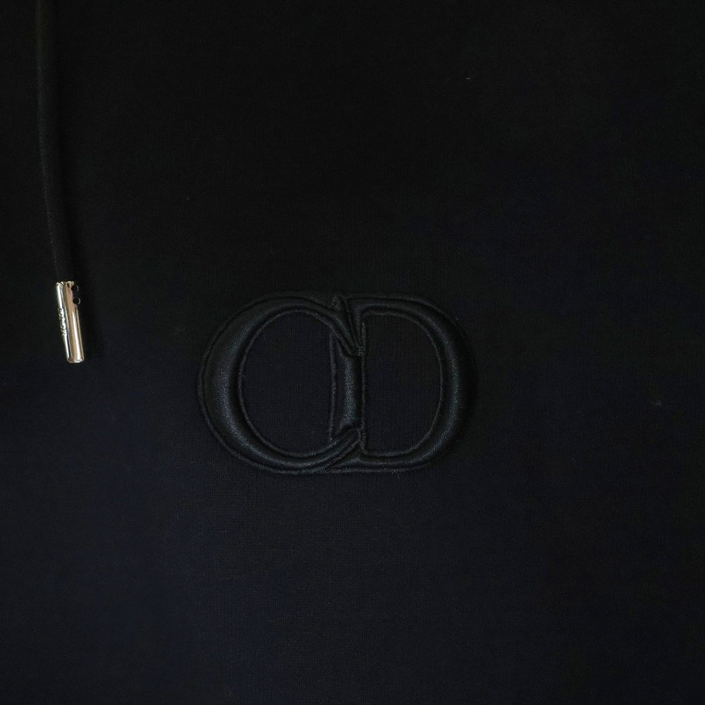 DIOR(ディオール) CD ICON HOODIE CDアイロン刺繍 スウェット プルオーバーパーカー ブラック 113J698A0531