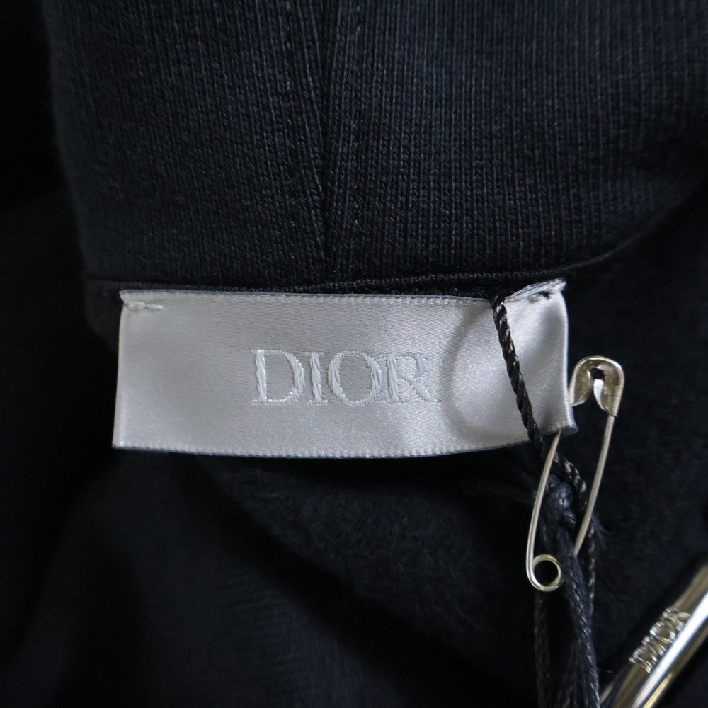 DIOR(ディオール) CD ICON HOODIE CDアイロン刺繍 スウェット プルオーバーパーカー ブラック 113J698A0531