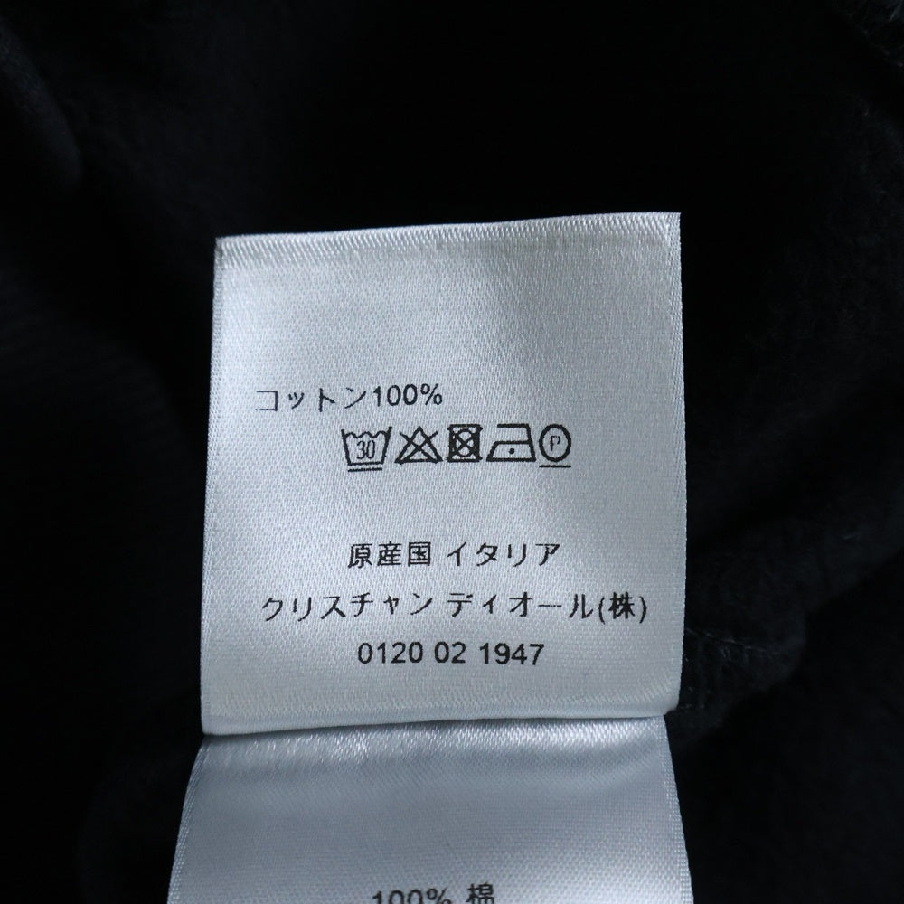 DIOR(ディオール) CD ICON HOODIE CDアイロン刺繍 スウェット プルオーバーパーカー ブラック 113J698A0531